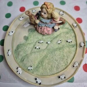 Nursery Rhymes Miniatures - Mary had a Little Lamb Tony Teapot & Sheep Plate